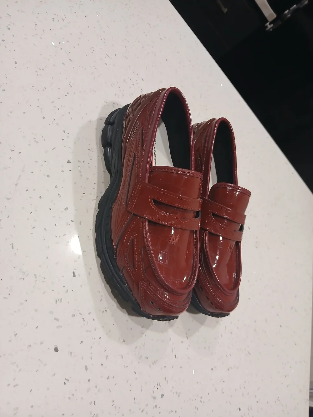 New Balance shiny patent